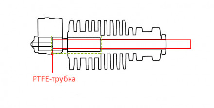 Термобарьер для XCR-BP6 с отверстием 4.1мм