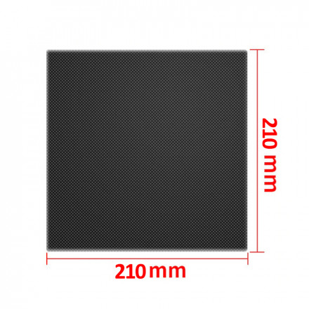 Стекло 210х210х4мм с покрытием Ultrabase