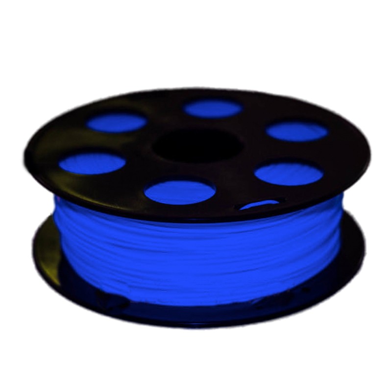 Пластик PLA 1кг голубой флуоресцентный Bestfilament (1.75мм)