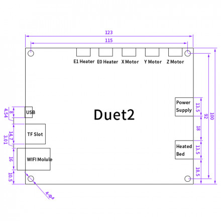 Плата MKS Duet 2 WiFi V1.04 (32-бит)