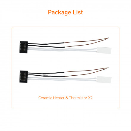 Термистор и нагревательный элемент для Bambu Lab P1P, P1S (24V 48W)