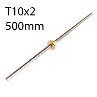Винт трапецеидальный T10x2 с гайкой (500мм) Винт трапецеидальный T10x2 с гайкой (500мм)