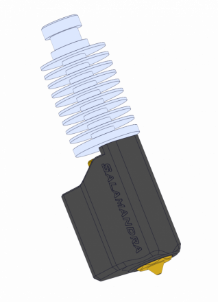 Хотэнд Salamandra в сборе 12V для Ulti Steel