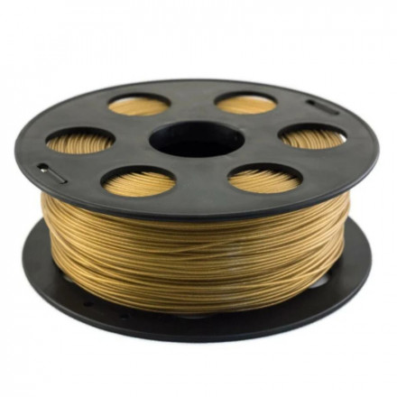Пластик PETG 1кг золотистый металлик Bestfilament (1.75мм)
