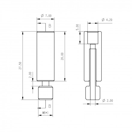 Термобарьер Bi-Metal медно-титановый DLC для Ender 3, CR10