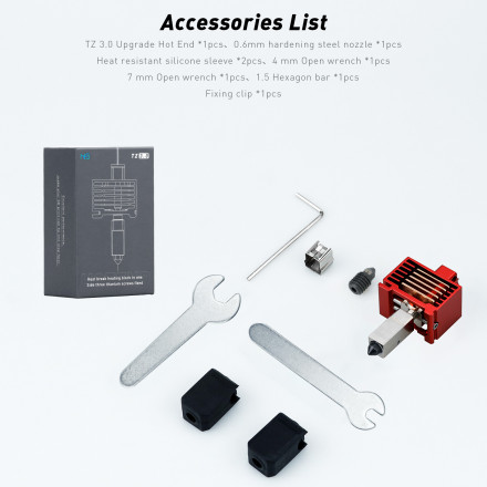 Хотэнд TZ V3.0 для Bambu Lab X1, P1P