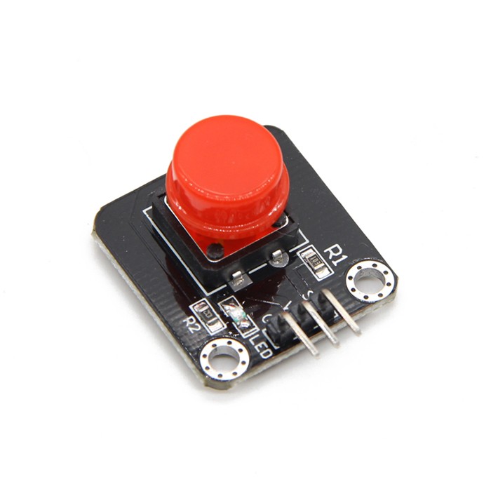Модуль кнопки с колпачком (красный)