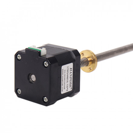 Шаговый двигатель NEMA 17 (17HS4401S) с винтом T8x8 200мм