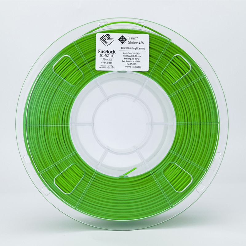 Пластик ABS 1кг зеленый FusRock