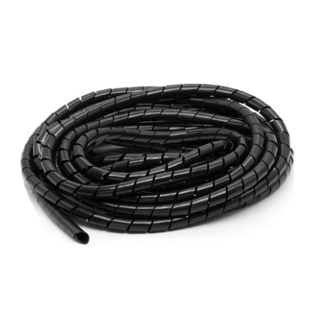 Оплетка кабеля 10мм (черная)