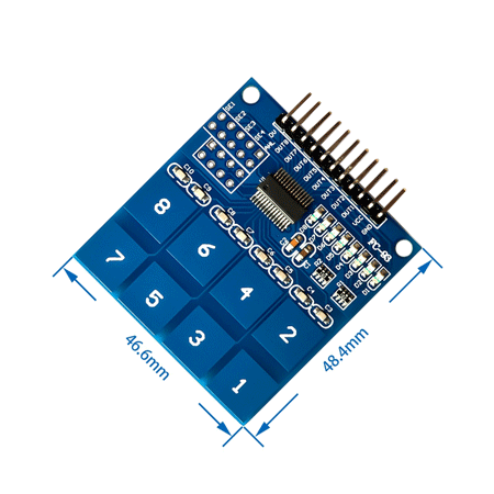 Сенсорная клавиатура TTP226 на 8 кнопок