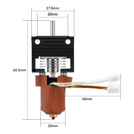 Хотэнд для Creality K1C Bi-Metal HF