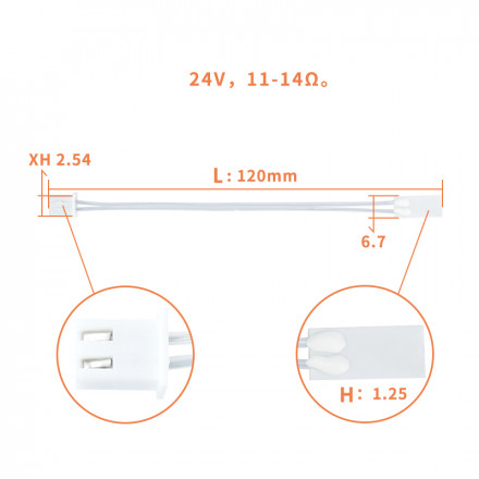 Керамический нагревательный элемент для хотэнда TZ для Bambu Lab X1, X1C