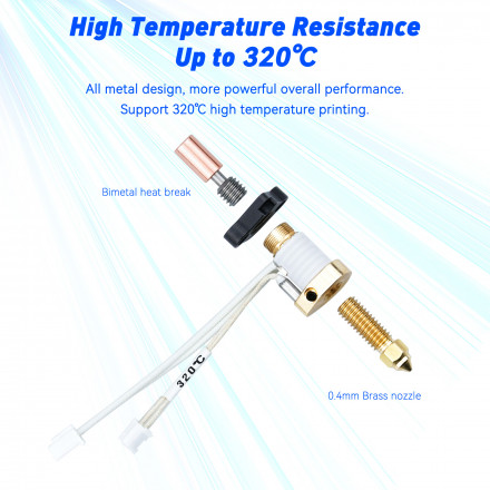 Хотэнд для Creality Ender 3 V3 KE Bi-Metal