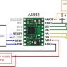 Драйвер шагового двигателя A4988 с радиатором