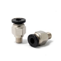 Фитинг для тефлоновой трубки PC4-M6 сквозной Фитинг для тефлоновой трубки PC4-M6 сквозной
