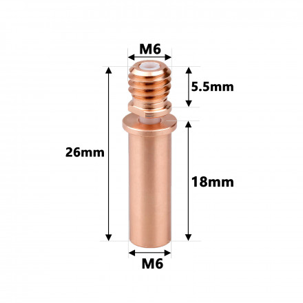 Термобарьер медно-керамический для Anycubic Mega S/Pro, Vyper