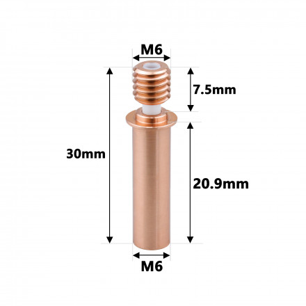 Термобарьер медно-керамический для CR-6 SE