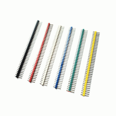 Разъем штыревой "гребенка" (40 контактов, белый) 1шт