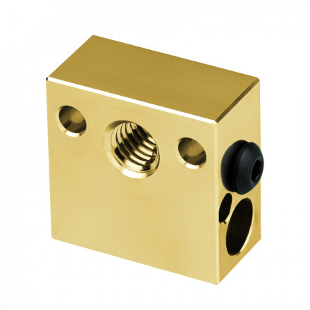 Нагревательный блок для CR10 латунный (HS) под термокапсулу