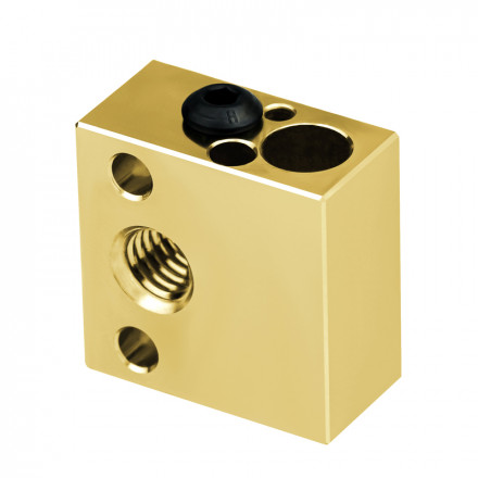 Нагревательный блок для CR10 латунный (HS) под термокапсулу