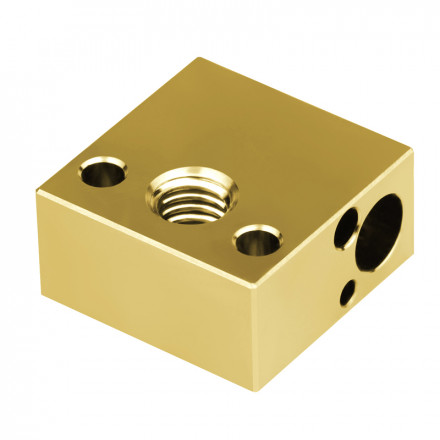 Нагревательный блок для CR10 латунный (HS) под термокапсулу