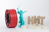 Пластик ABS 1кг (красный) "НИТ"