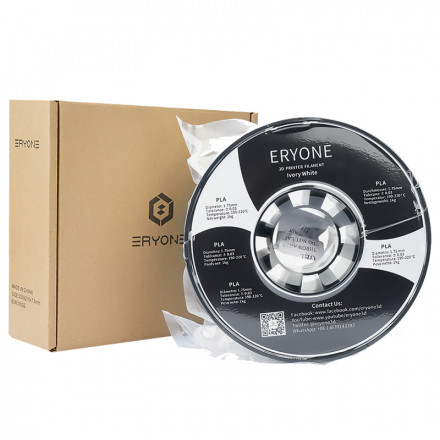 Пластик PLA 1кг белый слоновая кость Eryone