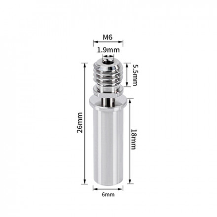 Термобарьер титановый для Anycubic Mega S/Pro, Vyper