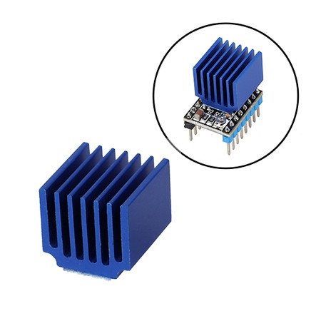 Радиатор для драйвера шагового двигателя 15х14х13мм