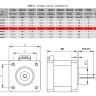 Шаговый двигатель NEMA 17 Hanpose 17HS4401S