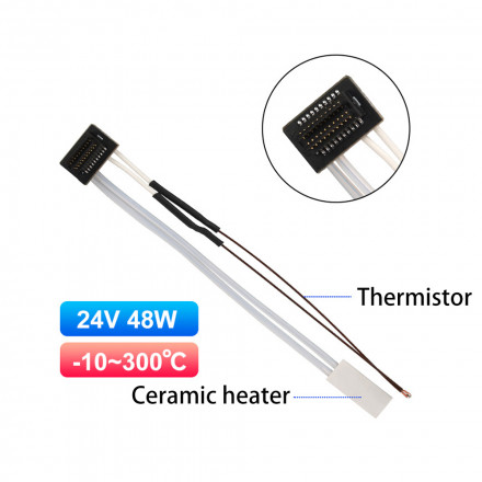Термистор и нагревательный элемент для Bambu Lab P1P, P1S (24V 60W)