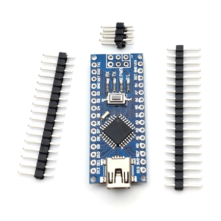 Плата Nano V3.0 CH340 (Arduino совместимая) с кабелем