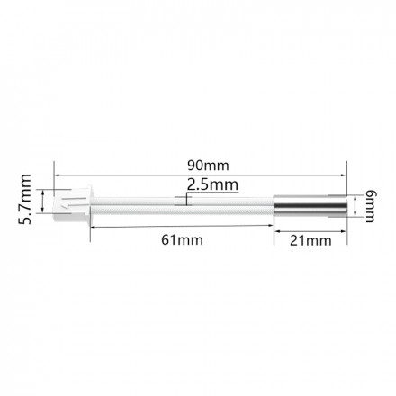 Керамический нагревательный элемент 24V с разъемом XH2.54