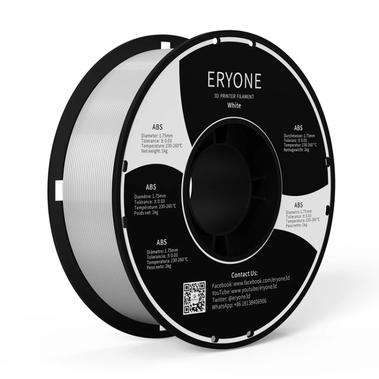 Пластик ABS 1кг белый Eryone – купить в интернет-магазине в Москве